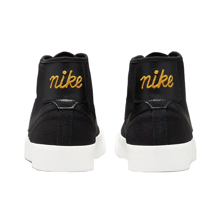Nike Sb Blzr Court Mid Premium Black White-4