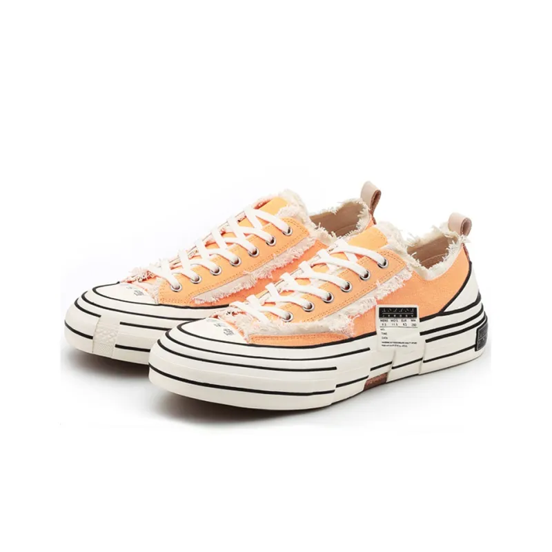 VESSEL G.O.P. Lows Anti Slip Wear Resistant Low Top Skateboard Shoes Unisex Orange-1