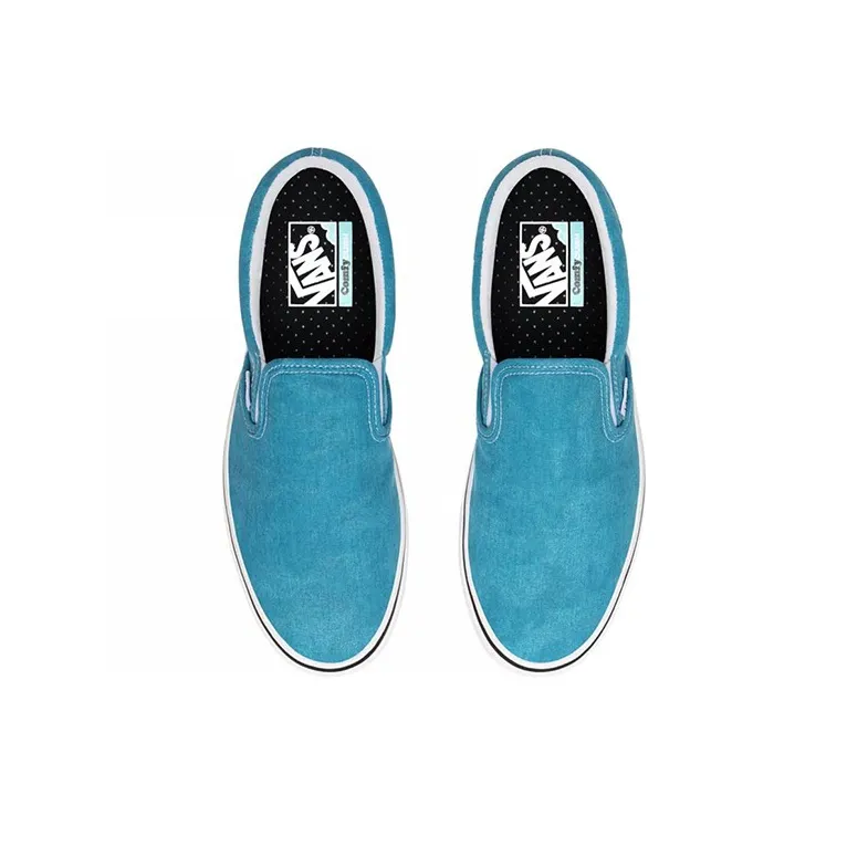 Vans Washed Canvas Comfycush Slip On Blue-3