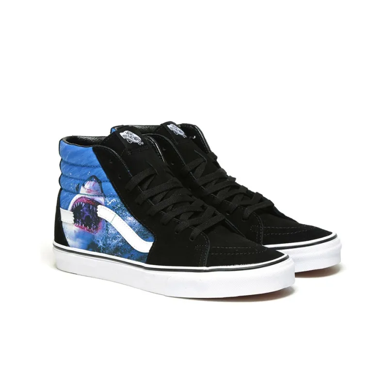 Sk8 Shark Week X Vans Hi 'Black Blue'-2