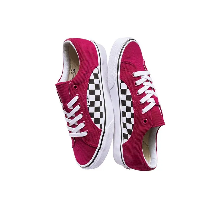 Lampin Vans 'Checkerboard Corduroy Scooter Red'-3