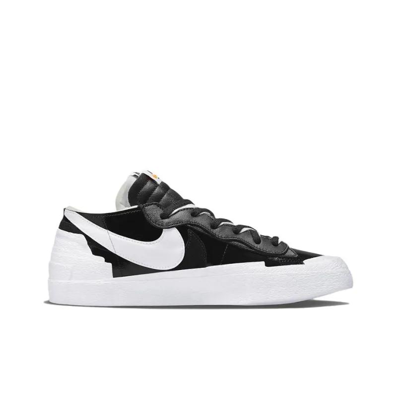 Nike Blazer Low Sacai Black Patent Leather-1