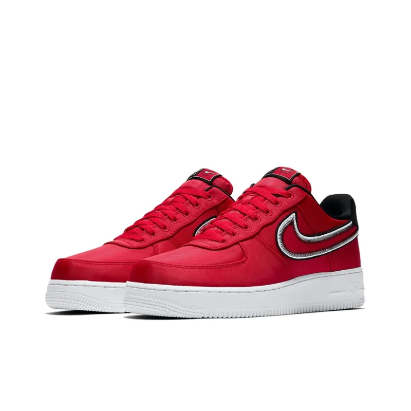 Nike Air Force 1 Low Reverse Stitch University Red-2