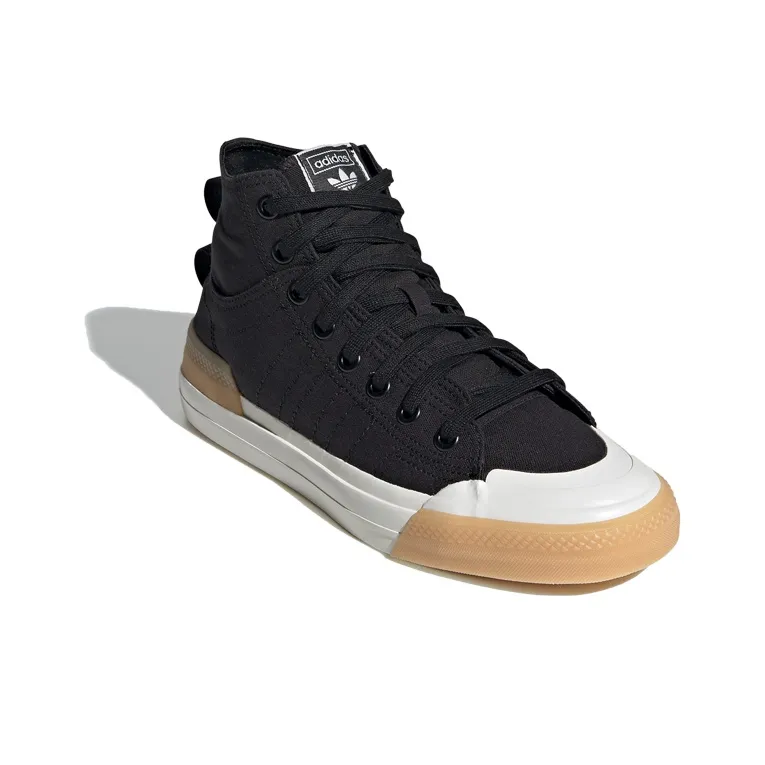 Adidas Nizza Hi Dl Black White-2
