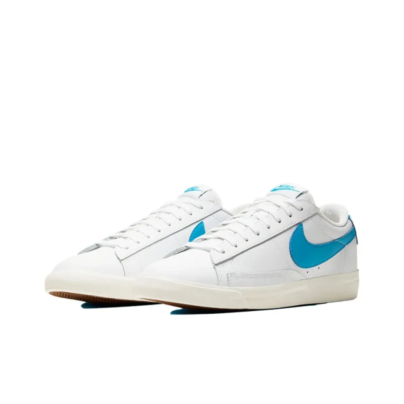 Nike Blazer Low White Laser Blue-2