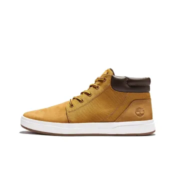 Timberland Davis Square Skateboard Shoes Men Mid-Top Wheat