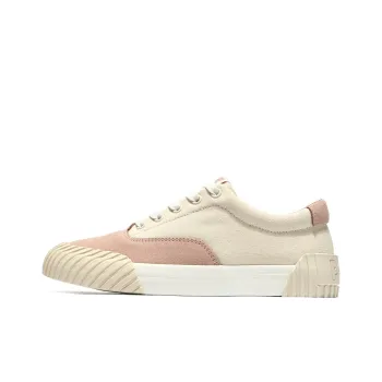 PONY Low Top Skateboard Shoes Women's Beige Orange