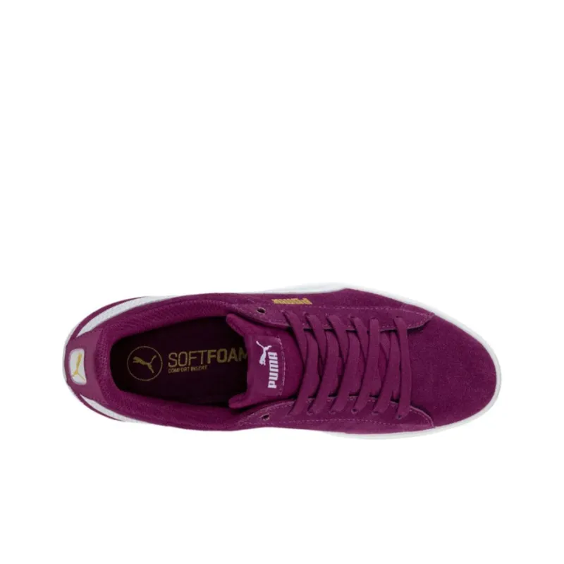 PUMA Vikky Softfoam Slip-Resistant Cushioning Coverage Low-Top Skateboard Shoes Women's Purple-4