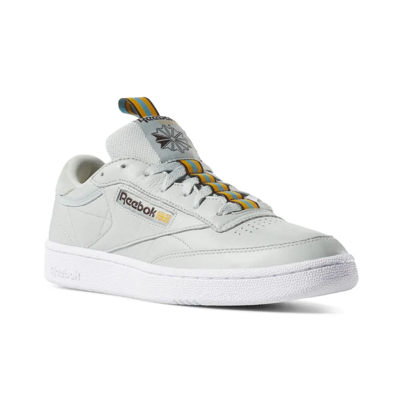 Reebok Club C Skateboard Shoes Unisex Low Top Gray-2