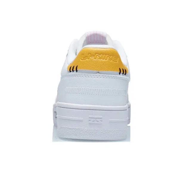 Li Ning Classic Skateboarding X Disney 'White Yellow Daisy' Women's-3