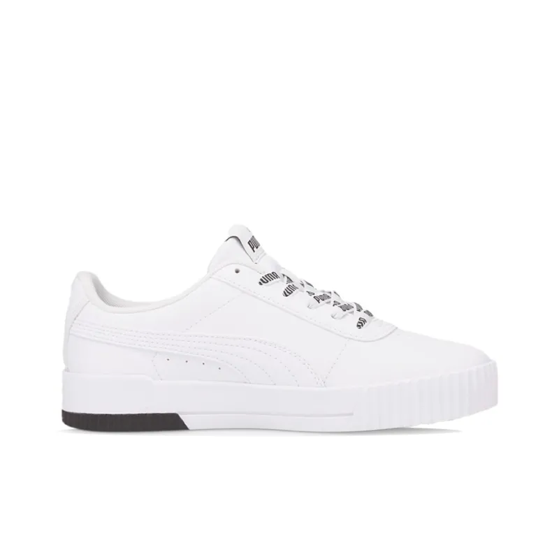 PUMA Carina Logomania Sneakers White/Black Women's-1