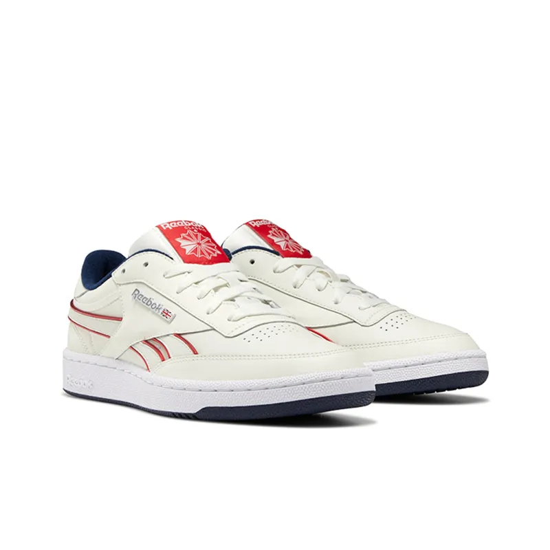 Reebok Club C Revenge Plus 'Chalk Navy Red'-2