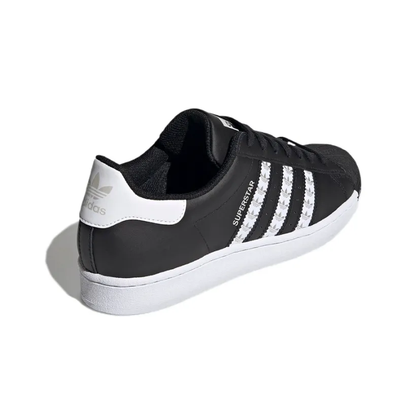 Adidas Originals Superstar Logo 'Black White'-3