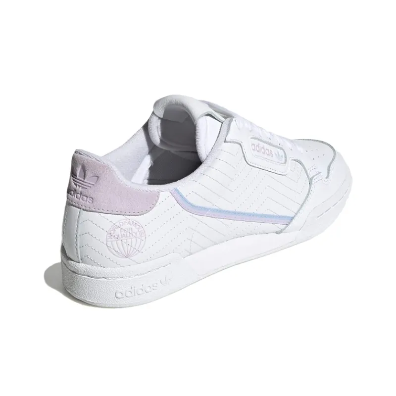 Adidas Women's Continental 80 'World Famous For Quality White Periwinkle' Women's-3