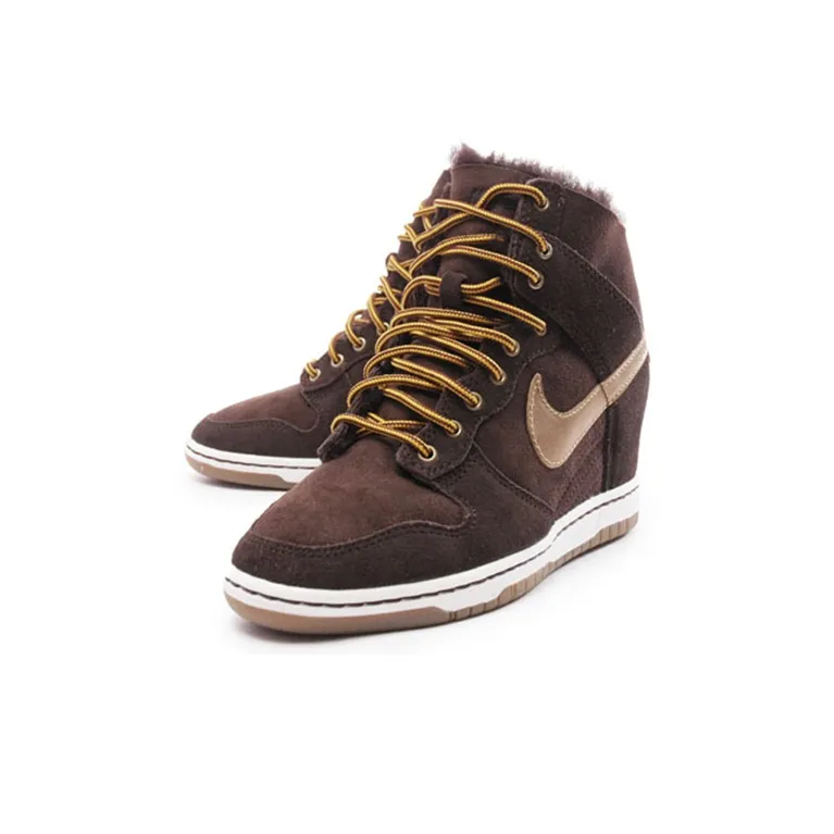 Nike Dunk Sky High Prm 'Brown White' Women's-1