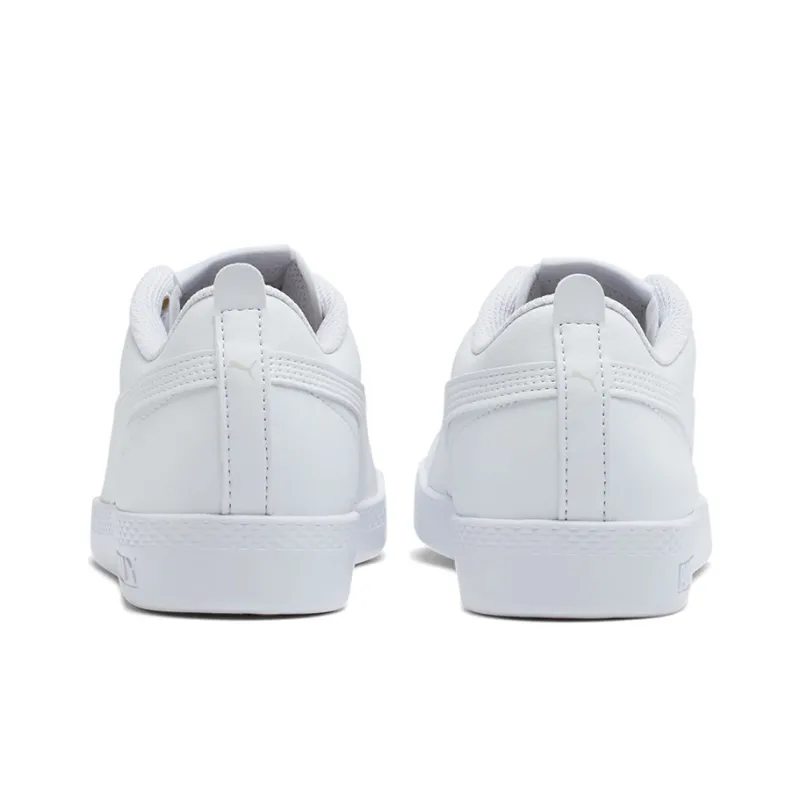 PUMA Smash V2 Leather 'Triple White' Women's-3