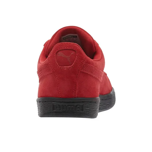 PUMA Suede Black Sole Coverage Slip-Resistant Cushioning Support Low-Top Skateboard Shoes Men's Red-4