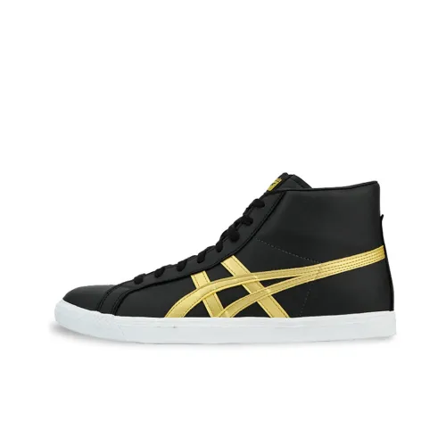 Onitsuka Tiger Fabre Skateboard Shoes Unisex Mid-Top Black/Gold