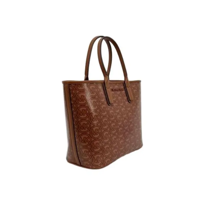 MICHAEL KORS Leather Tote Bag Shopping Bag Handbag Small Size Women's Caramel-1