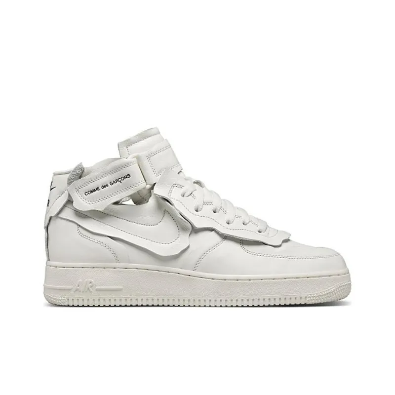 Nike Air Force 1 Mid Comme Des Garcons White-1