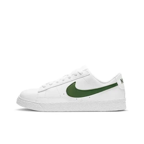 Nike Blazer Low White Forest Green GS