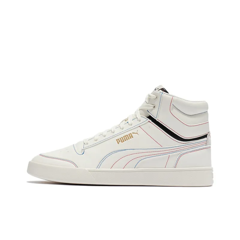 PUMA Shuffle Mid 'White Multi Stitch'-0
