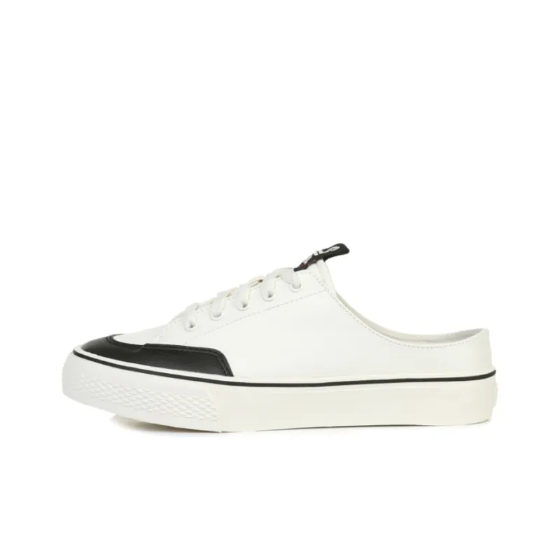 FILA Low Tops Skateboarding Shoes White Black Version 'White Black'-0