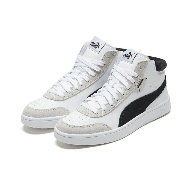 PUMA Court Legend Mid 'White Black'-2