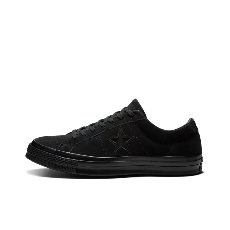 Converse One Star Low Triple Black-0
