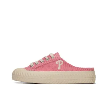 MLB Playball Mule Cushioned Wear Resistant Lightweight Breathable Low Top Skateboard Shoes Unisex Pink