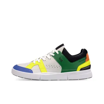 On The Roger Clubhouse Skateboard Shoes Men Low Top Forest Green/Pearl White