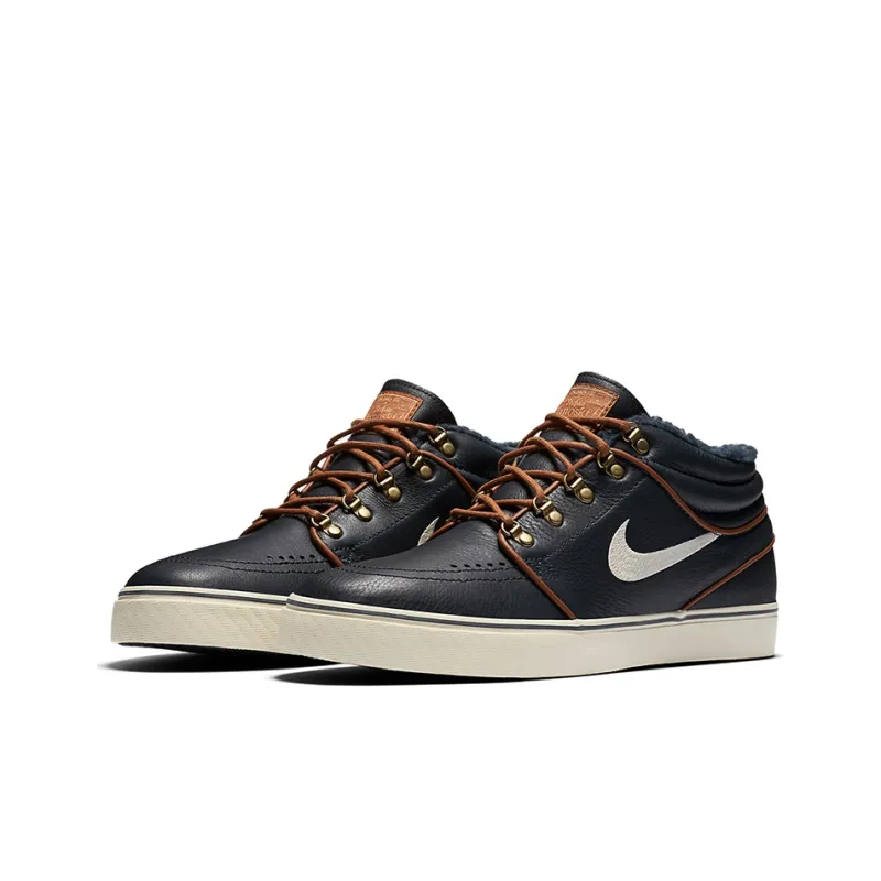 Nike Sb Zoom Stefan Janoski Mid Obsidian Tan-2