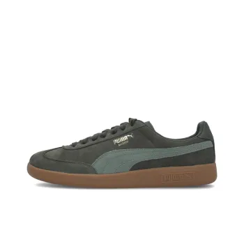 PUMA Madrid Nbk Wear-resistant And Lightweight Low-Top Skateboard Shoes Men's Green Brown