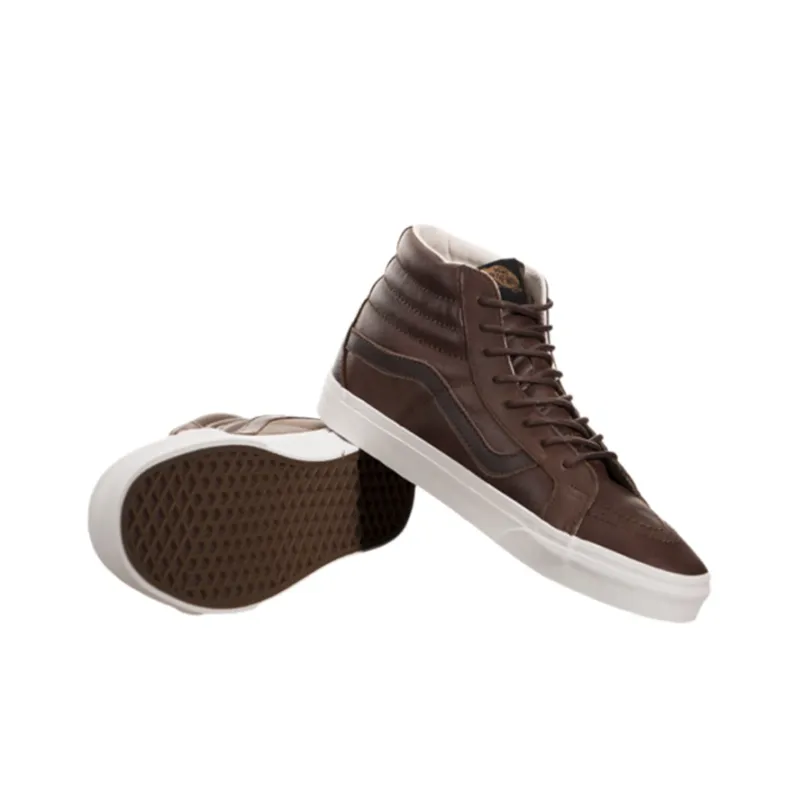 Vans SK8 Hi Reissue Leather Brown-4