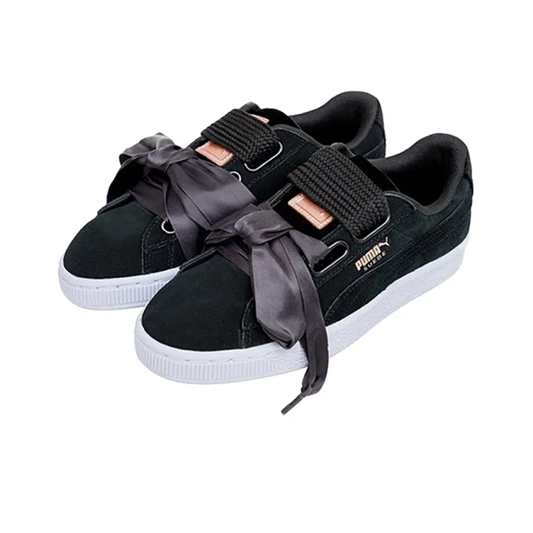 PUMA Suede Heart Vr Black/White Women's-1