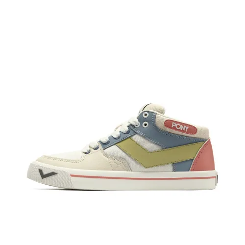 Pony Skateboard Shoes Women's Low-Top Beige