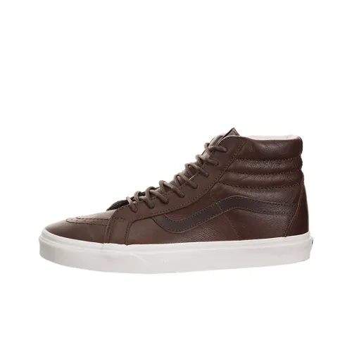 Vans SK8 Hi Reissue Leather Brown