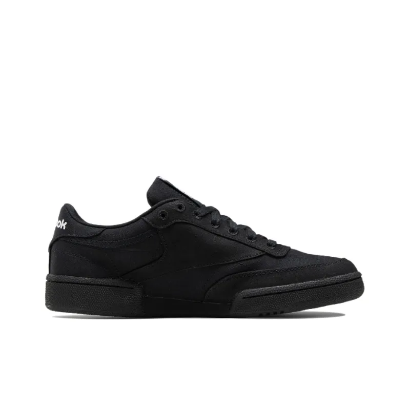 Reebok Club C 85 Grow Breathable Low-Top Skateboard Shoes Men's Extreme Night Black-1