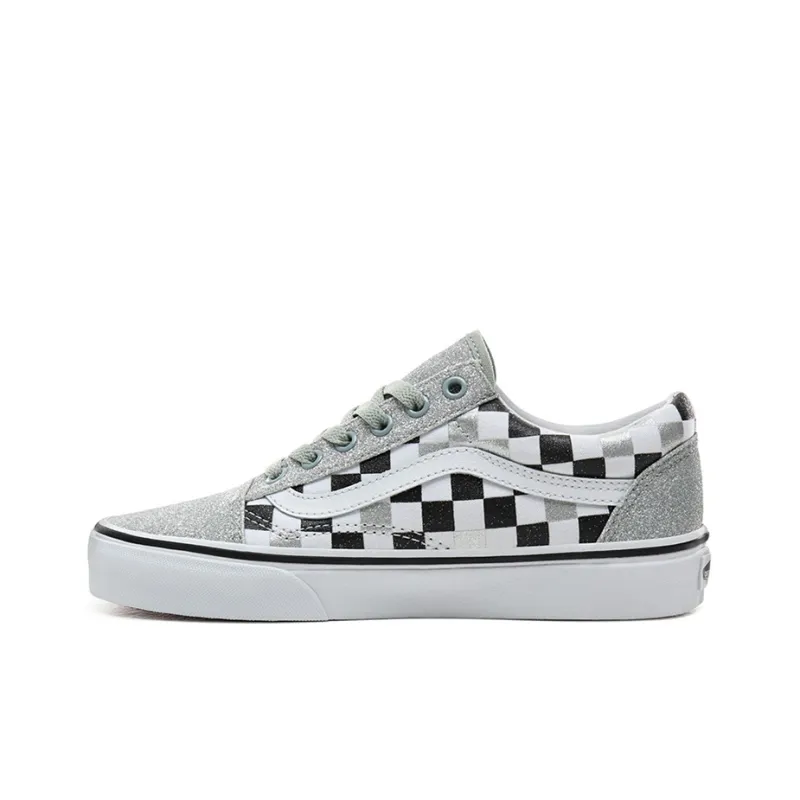 Vans Old Skool Glitter Checkerboard Women's-0