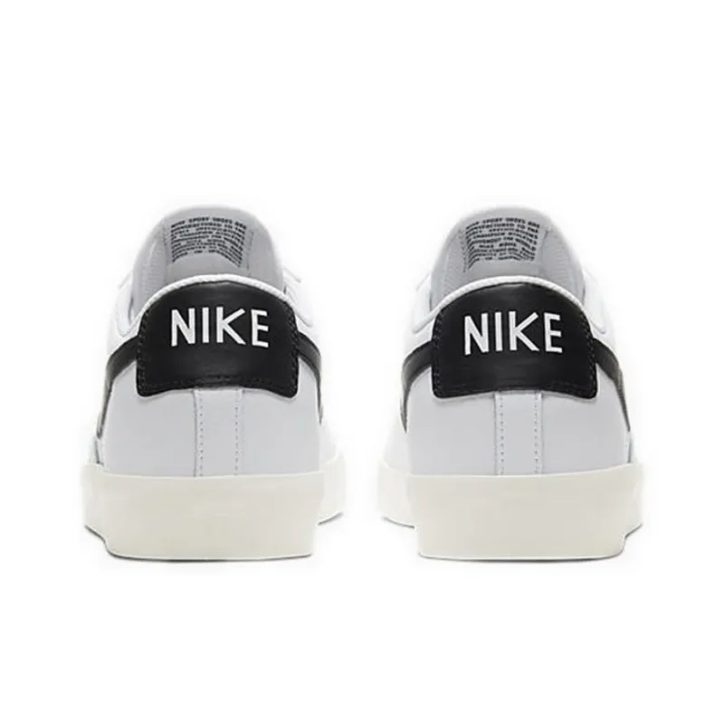 Nike Blazer Low Leather White Black-3
