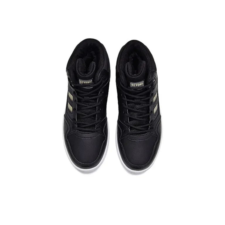361° Skateboard Shoes Women's Mid Top Black/Champagne Gold-2