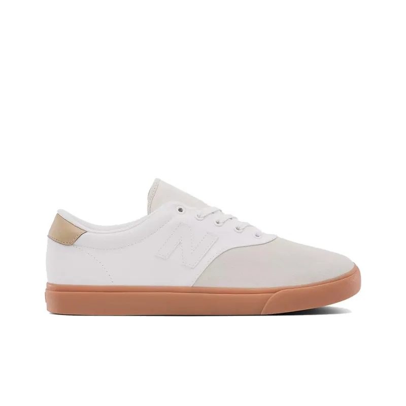 New Balance NB 55 Wear-Resistant Balanced Lightweight Breathable Low-Top Skateboard Shoes Unisex White-1