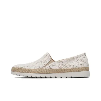 Skechers Flexpadrille Durable Breathable Low Top Skateboard Shoes Women's Light Yellow