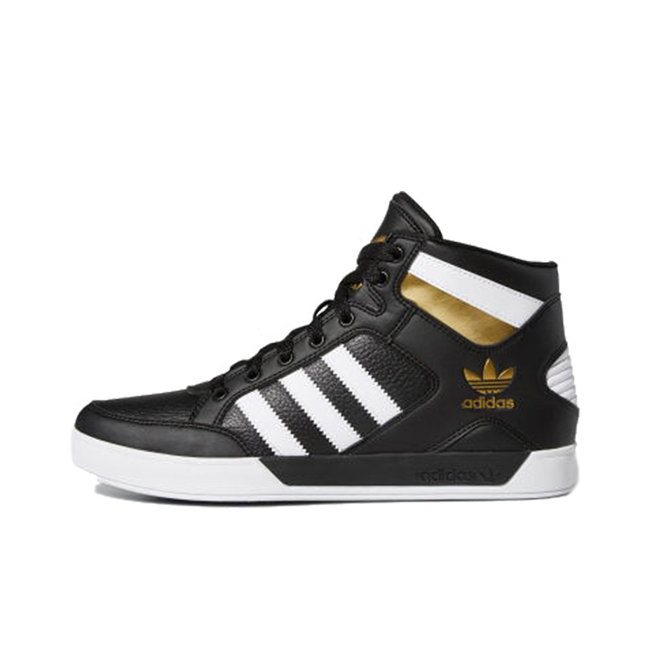 Hard Court Adidas Originals High Black White Gold POIZON