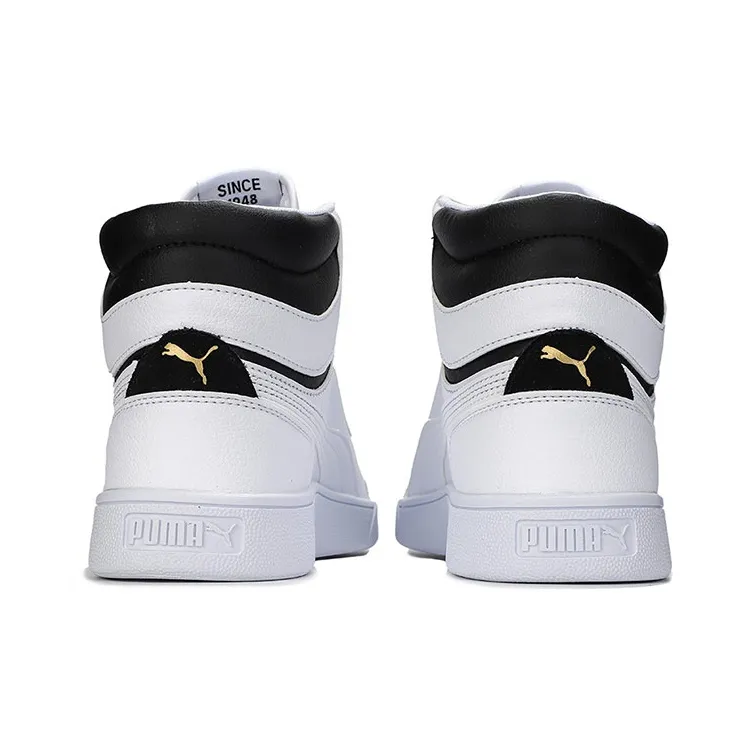 PUMA Shuffle Mid 'White Black Gold'-2