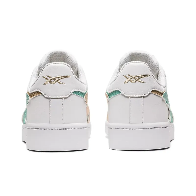 Asics JAPAN S Anti Slip Wear Resistant Low Top Skateboard Shoes Women's White Mint Green-4