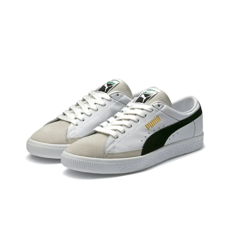 PUMA Basket 90680 Black White-2