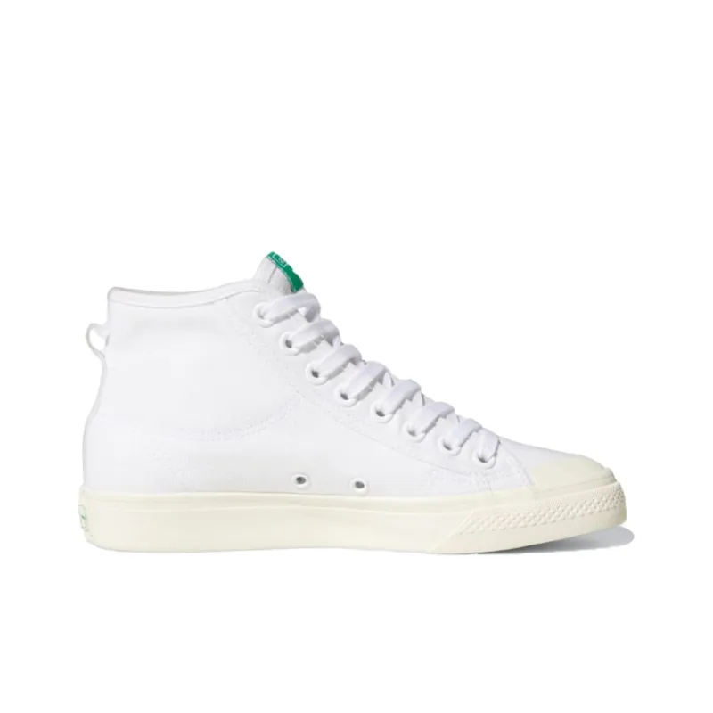 Adidas Originals Nizza Trefoil Hi 'White Green' Women's-1