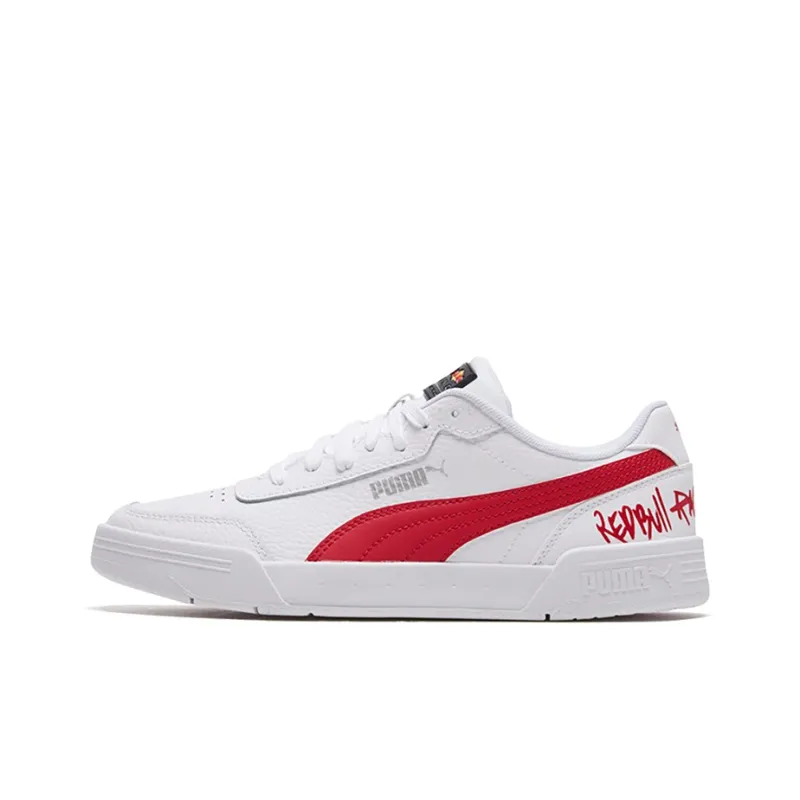 PUMA Rbr Caracal White/Red Casual Low Board Shoes-0