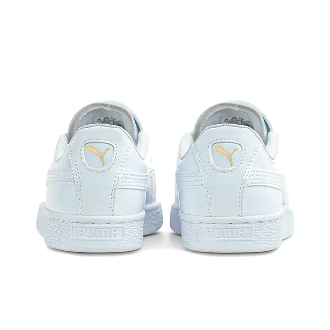 PUMA Basket Crush White Women's-3